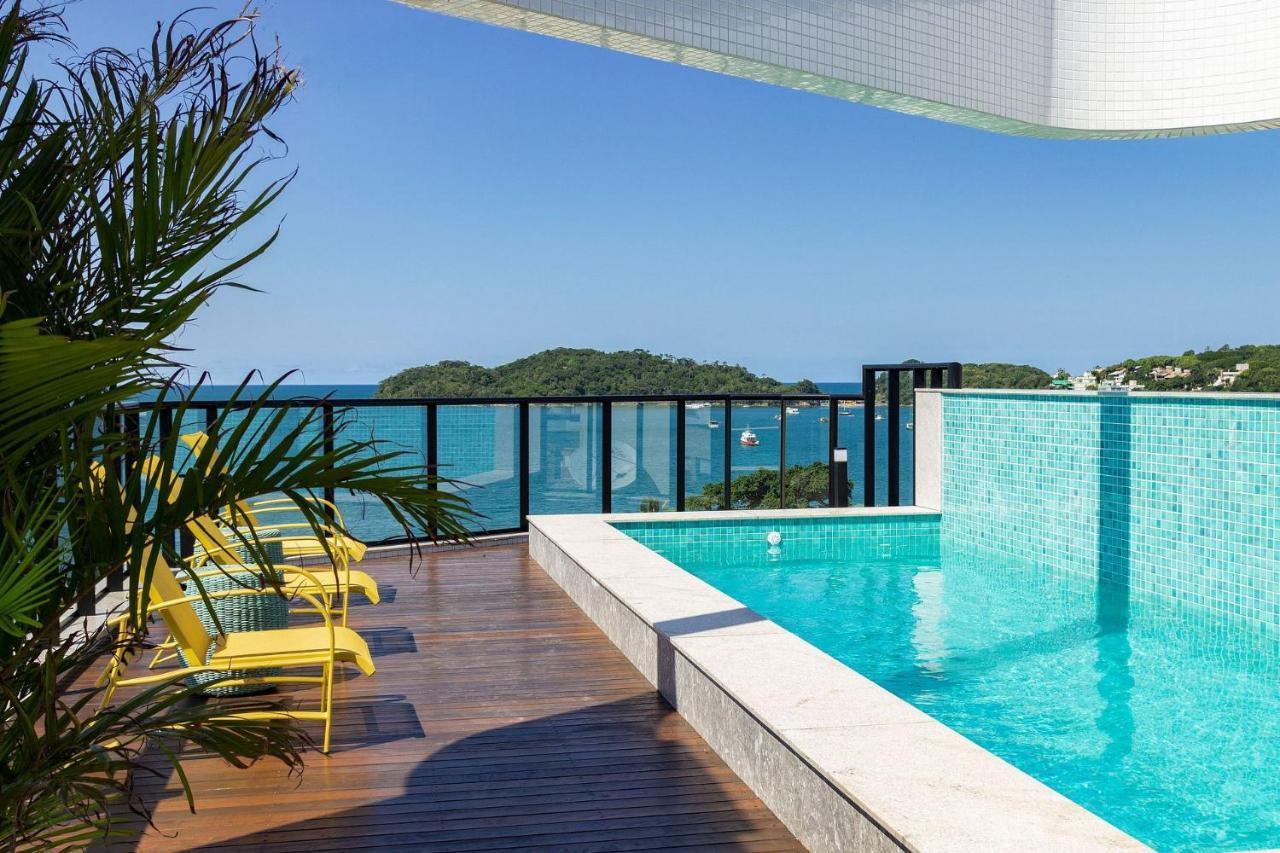 Aion Suites 303 - Lindo Apartamento Com Vista Para O Mar, A 60M Da Praia De Bombinhas, Com Piscina E Academia No Rooftop. Buitenkant foto