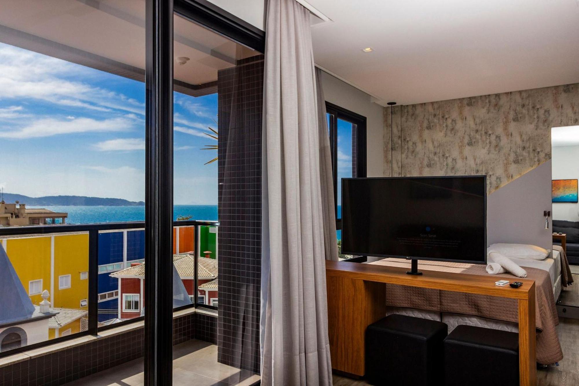 Aion Suites 303 - Lindo Apartamento Com Vista Para O Mar, A 60M Da Praia De Bombinhas, Com Piscina E Academia No Rooftop. Buitenkant foto
