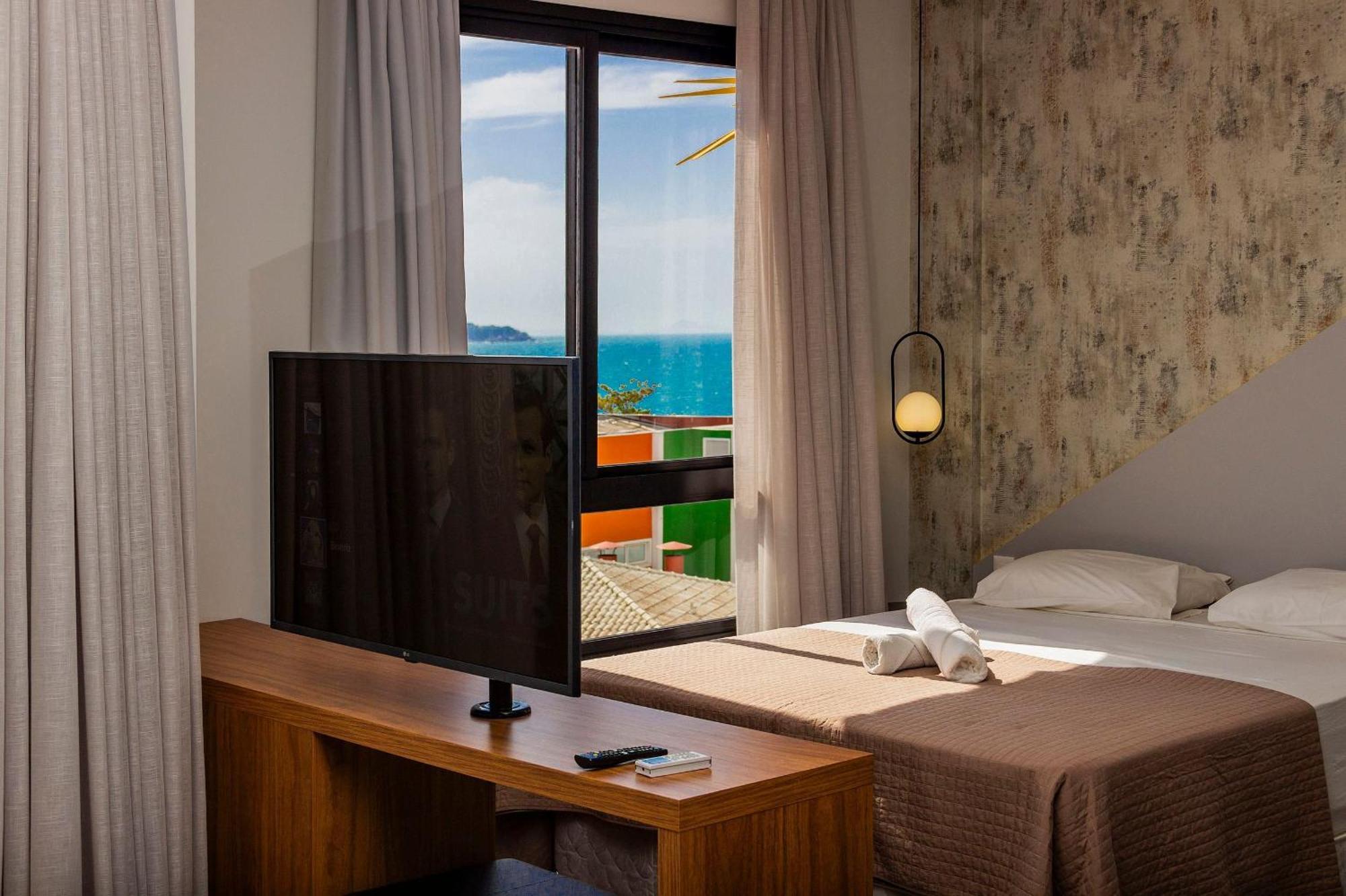 Aion Suites 303 - Lindo Apartamento Com Vista Para O Mar, A 60M Da Praia De Bombinhas, Com Piscina E Academia No Rooftop. Buitenkant foto