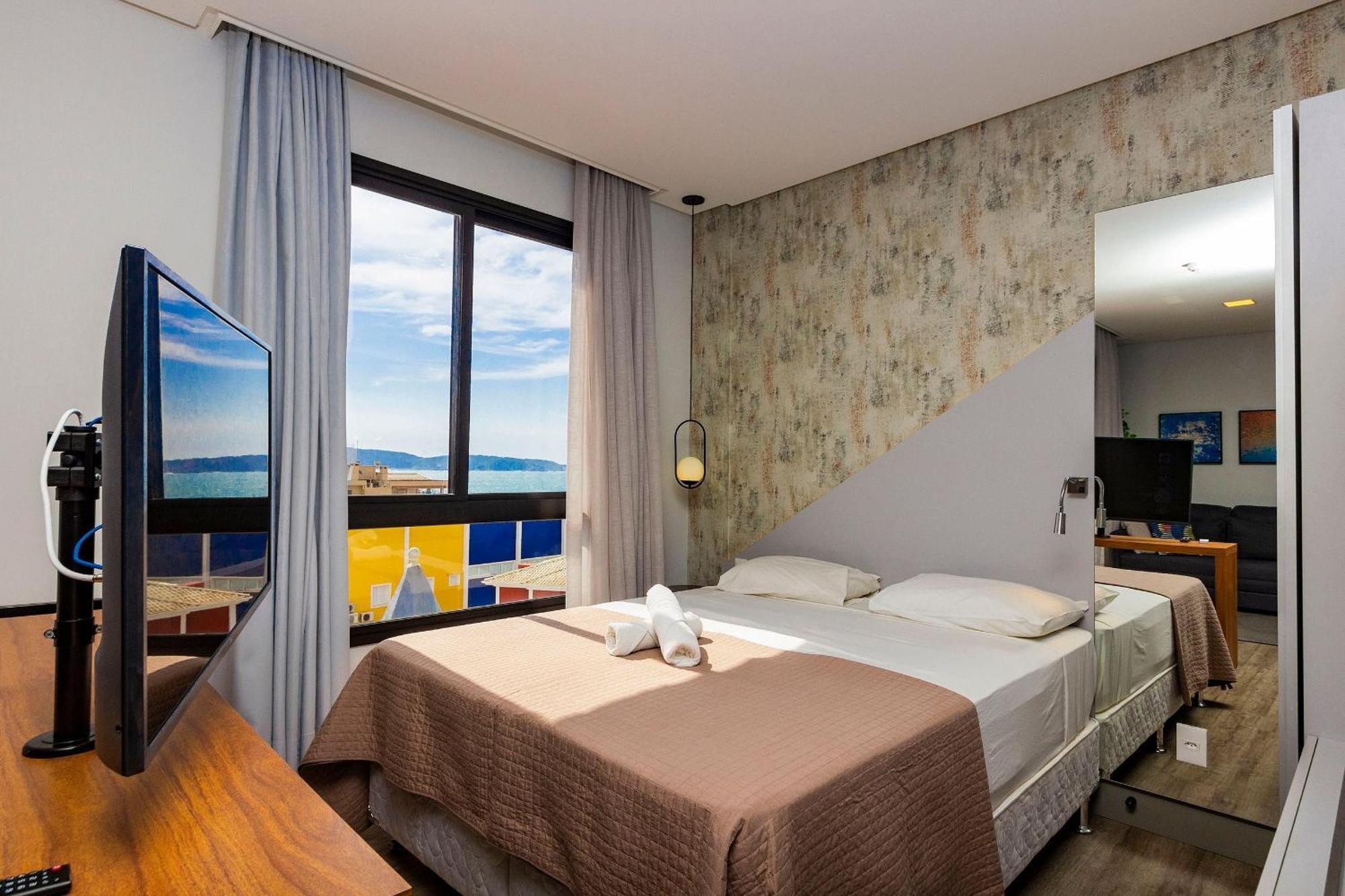 Aion Suites 303 - Lindo Apartamento Com Vista Para O Mar, A 60M Da Praia De Bombinhas, Com Piscina E Academia No Rooftop. Buitenkant foto